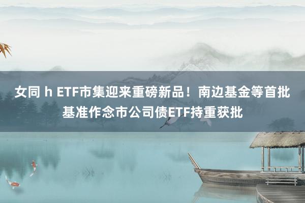 女同 h ETF市集迎来重磅新品！南边基金等首批基准作念市公司债ETF持重获批