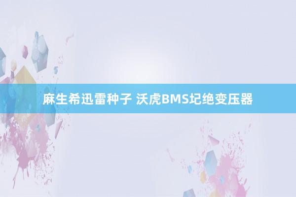麻生希迅雷种子 沃虎BMS圮绝变压器